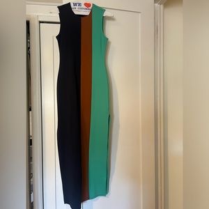 Staud blue maxi dress.